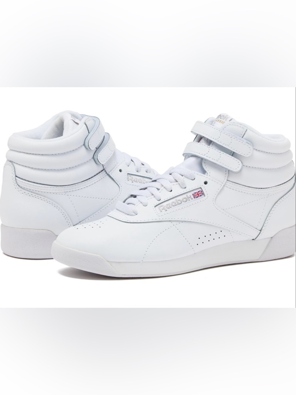 NWT Classic Vintage Reebok White High-Top Sneakers
